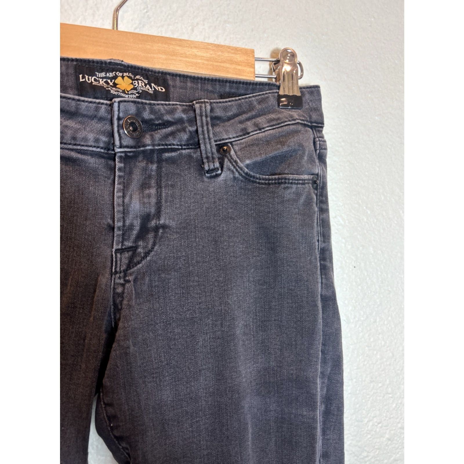 Lucky Brand Lucky Brand Lolita Skinny Faded Black Jeans Women’s Size 0 Size 25" / US 0 / IT 36 - 5 Thumbnail