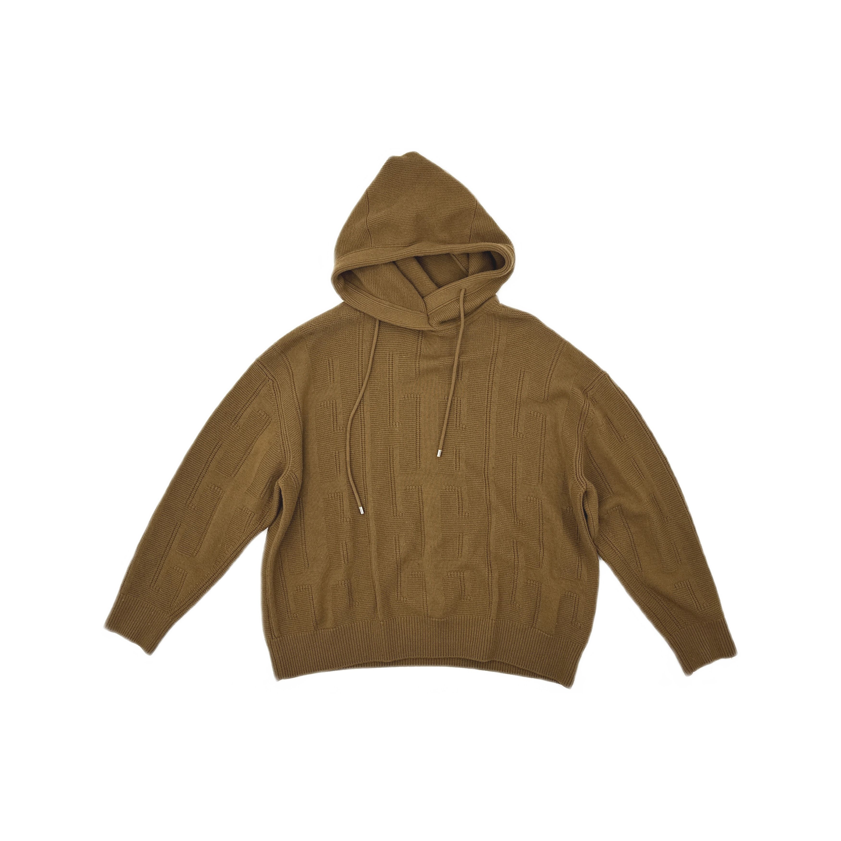 Hermes Hermes H-Pattern Knit Hoodie Size 34 Size XS / US 0-2 / IT 36-38 - 1 Thumbnail