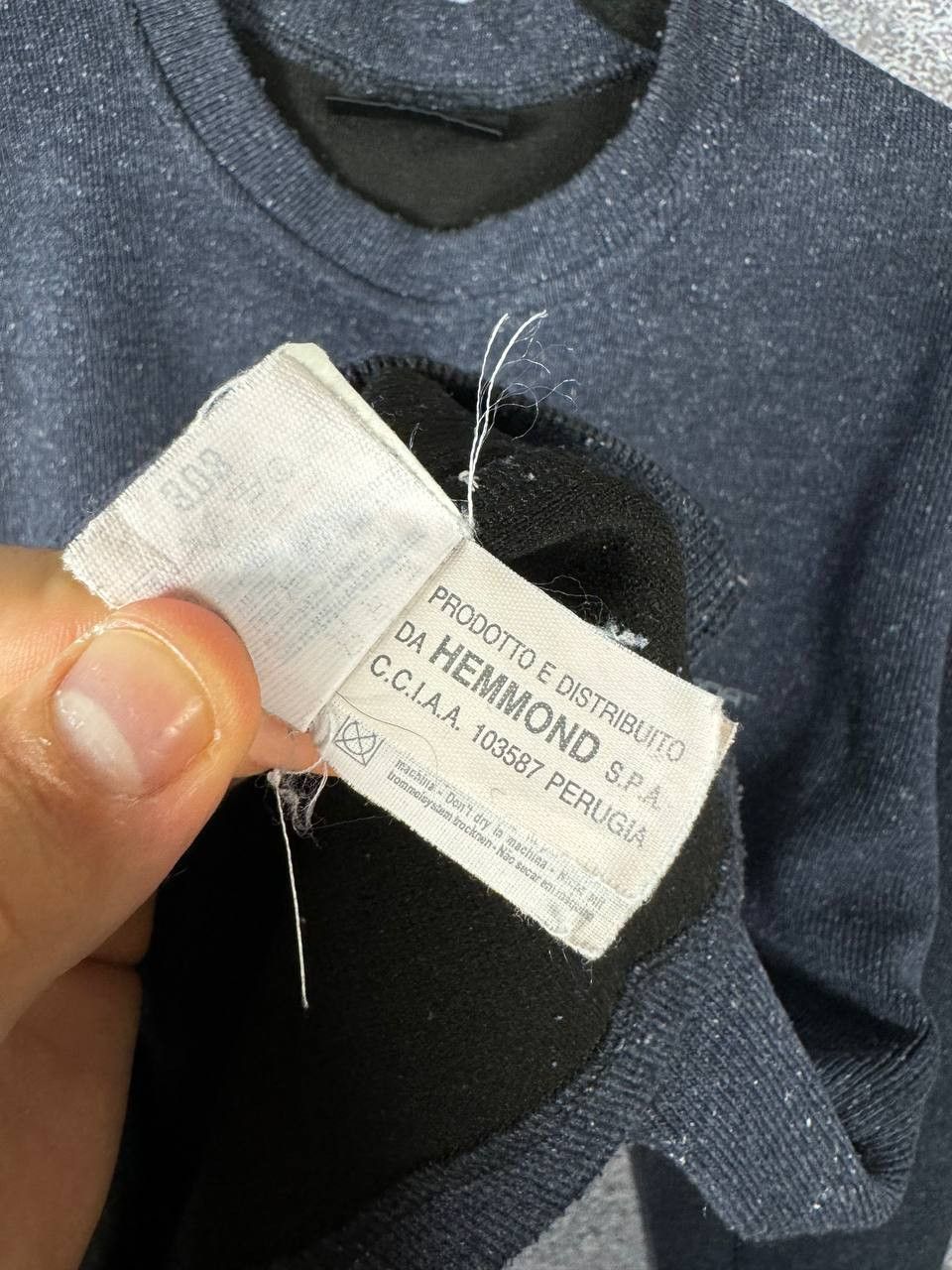 Valentino Valentino Sport Lana Wool Sweatshirt Blue Vintage Large Size US L / EU 52-54 / 3 - 13 Thumbnail