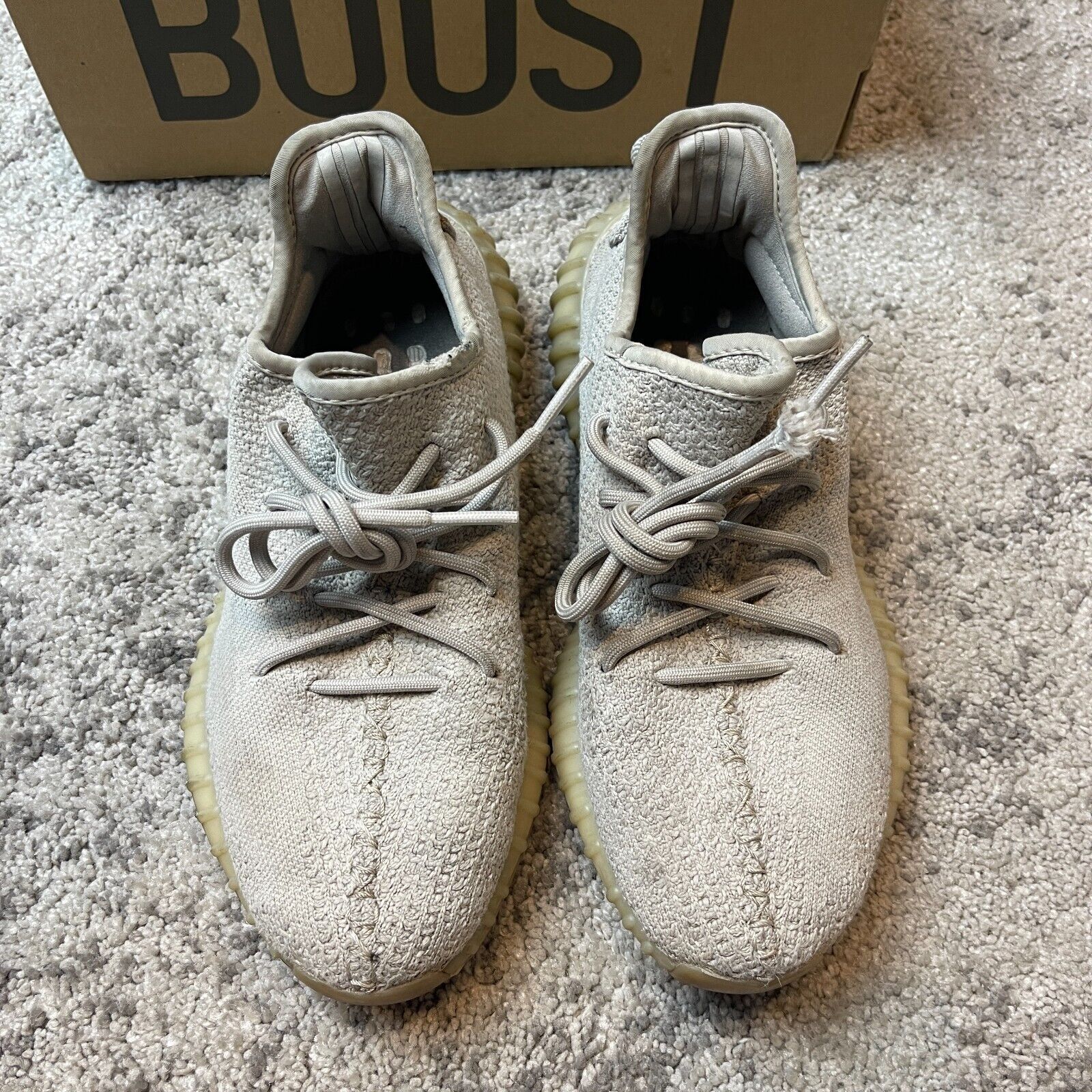 Adidas Size 8 - adidas Yeezy Boost 350 V2 Low Sesame Pre Owned S1 Size US 8 / EU 41 - 3 Thumbnail
