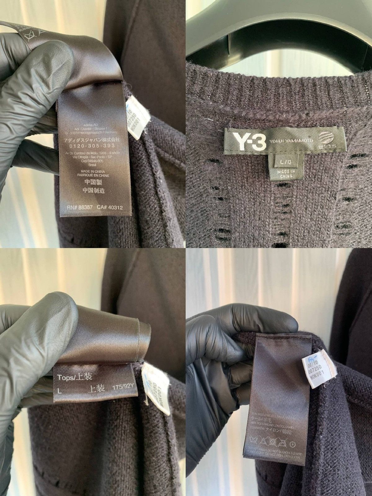 Adidas × Y-3 Adidas x Y-3 Yohji Yamamoto 2010 Black Wool & Polyamid Dress Size M / US 6-8 / IT 42-44 - 24 Thumbnail