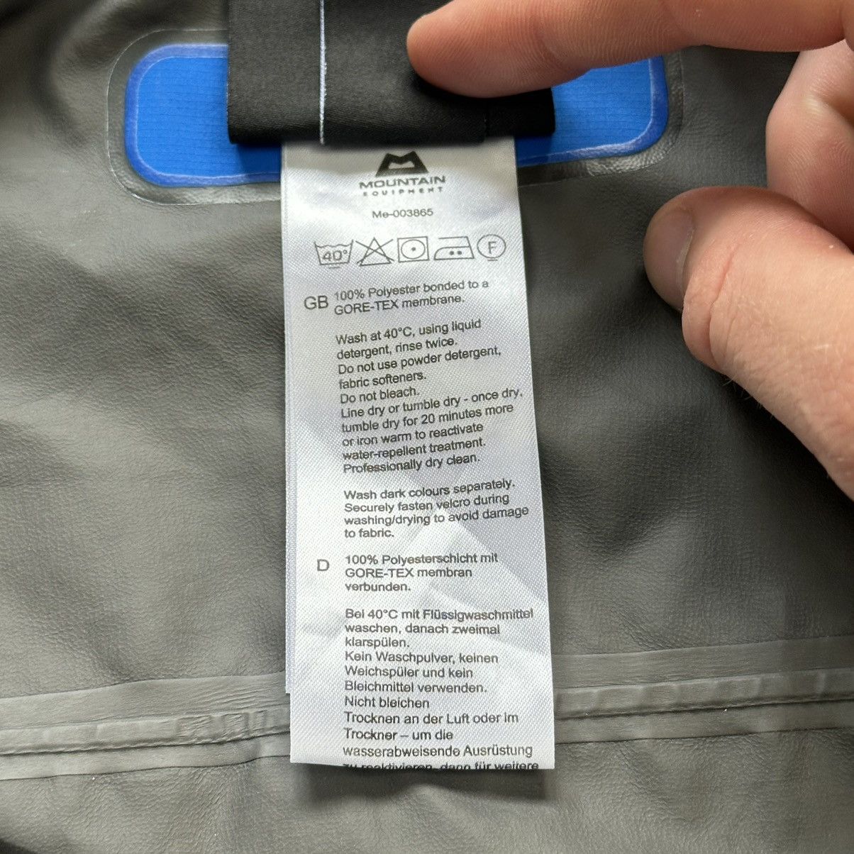Other Mountain Equipment Garwhal Gore-Tex Jacket Blue Men’s Size S Size US S / EU 44-46 / 1 - 22 Thumbnail