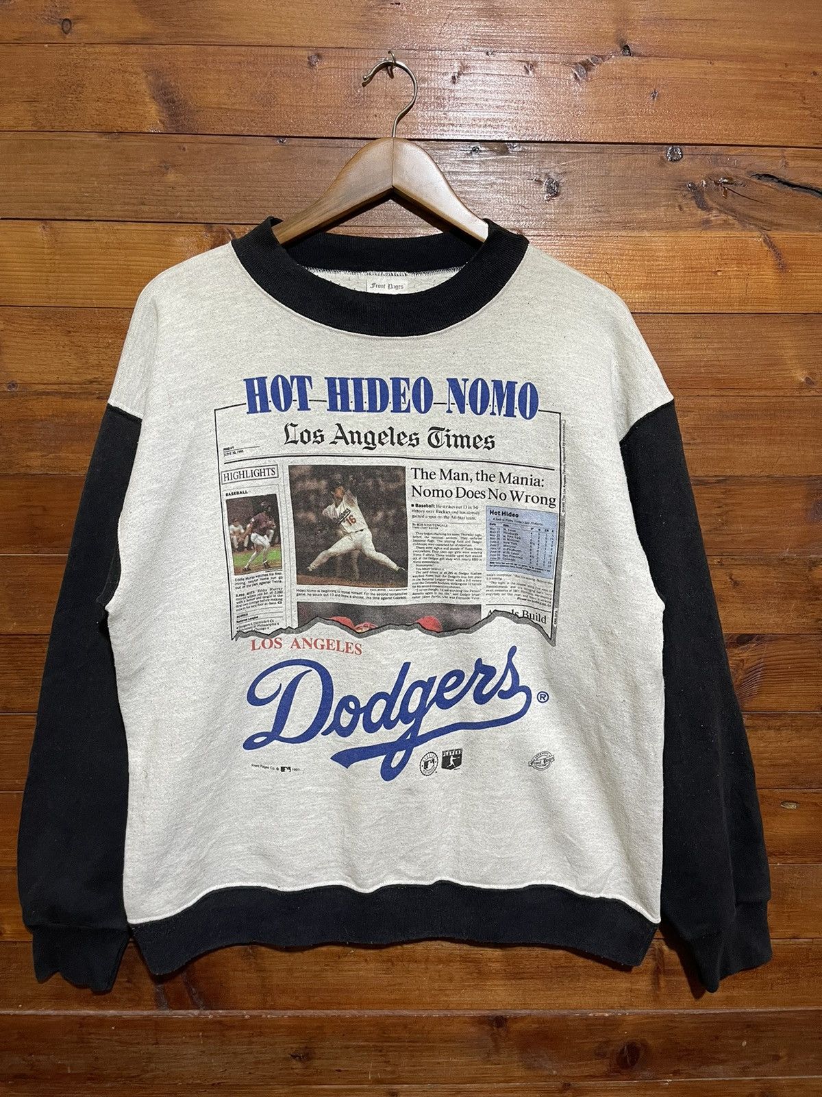 MLB Vintage 1995 hideo nomo sweatshirt Size US L / EU 52-54 / 3 - 1 Thumbnail