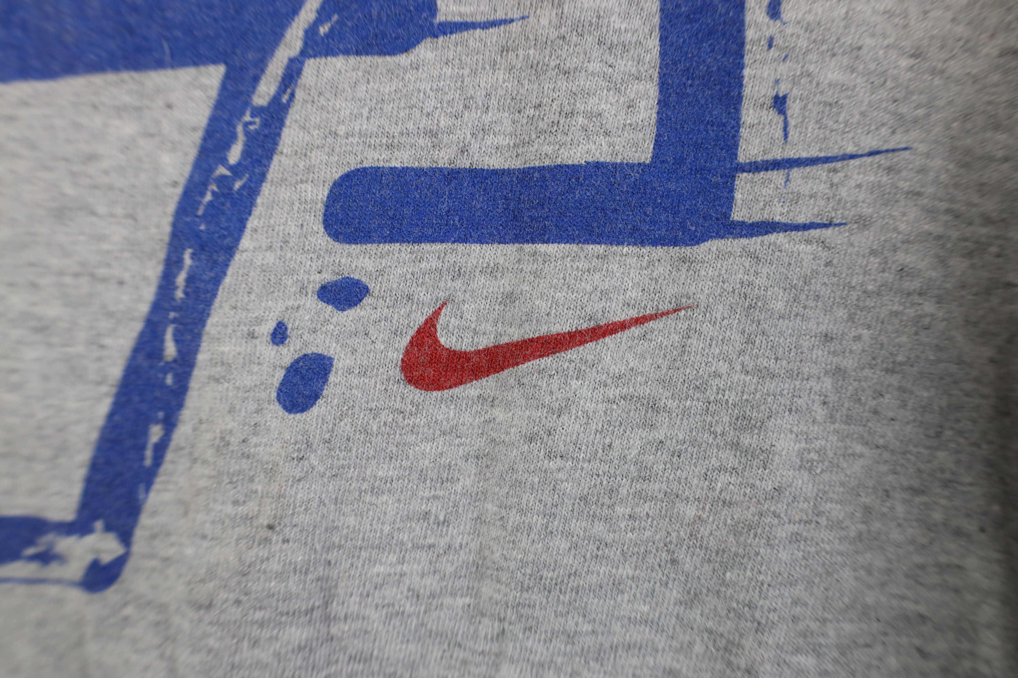 Nike Vintage 90s Nike State University Basketball T-Shirt Gray Size US XXL / EU 58 / 5 - 13 Thumbnail