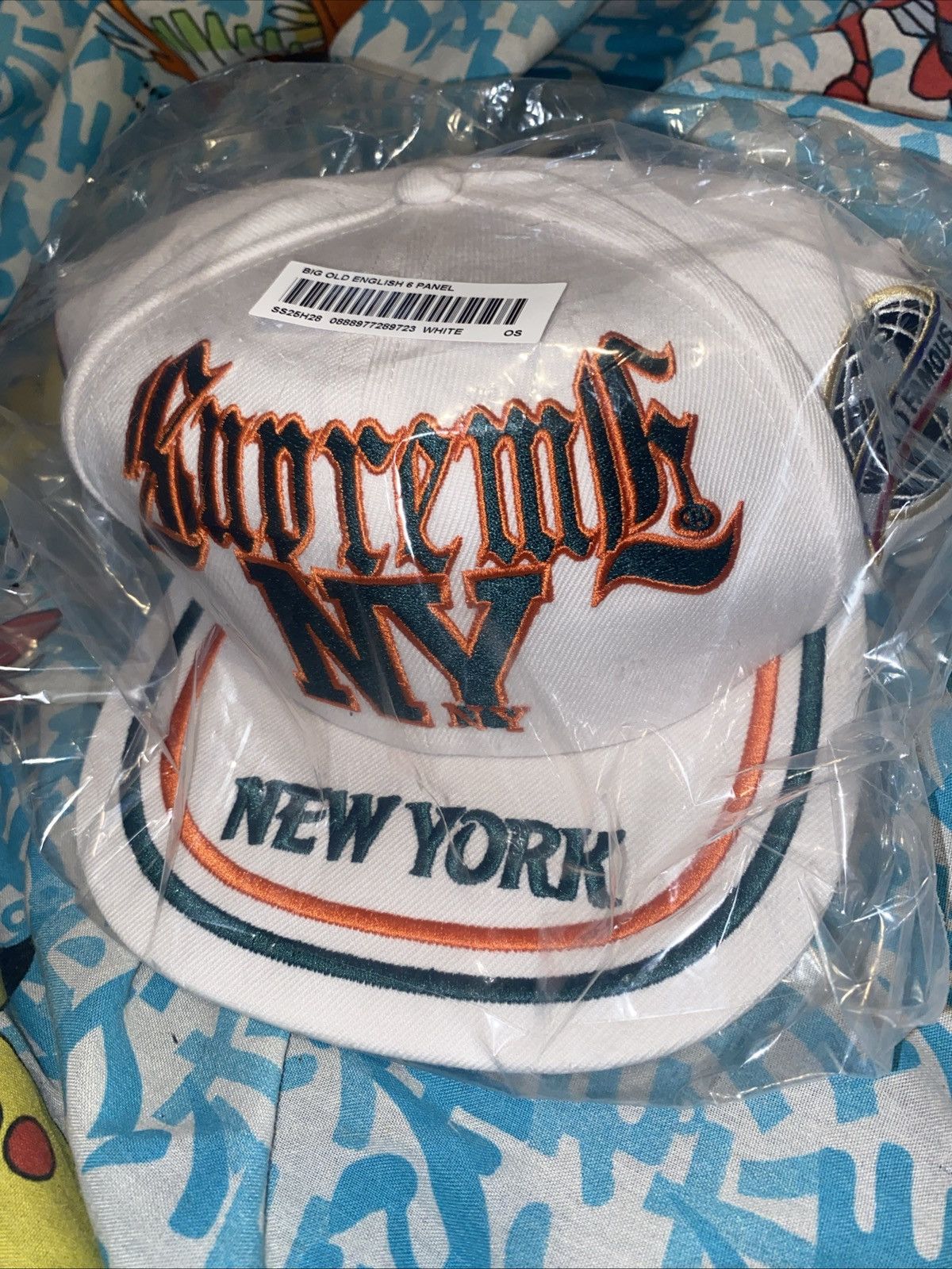 Supreme Supreme New York 6-Panel SS25 White Size ONE SIZE - 4 Thumbnail