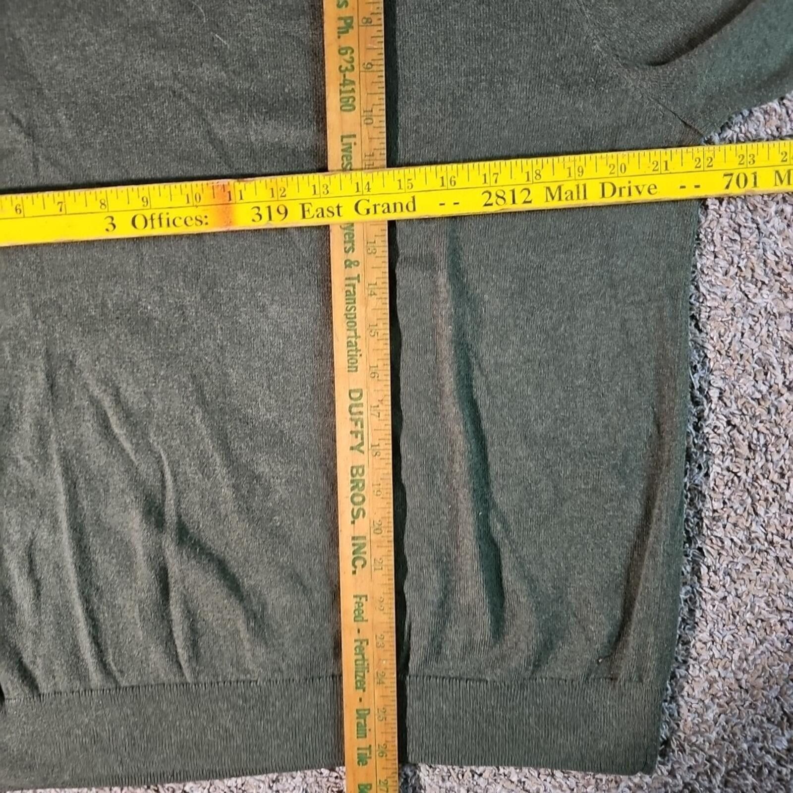 14th & Union 14th & Union XL Green Sweater Cotton Cashmere Size US XL / EU 56 / 4 - 5 Thumbnail