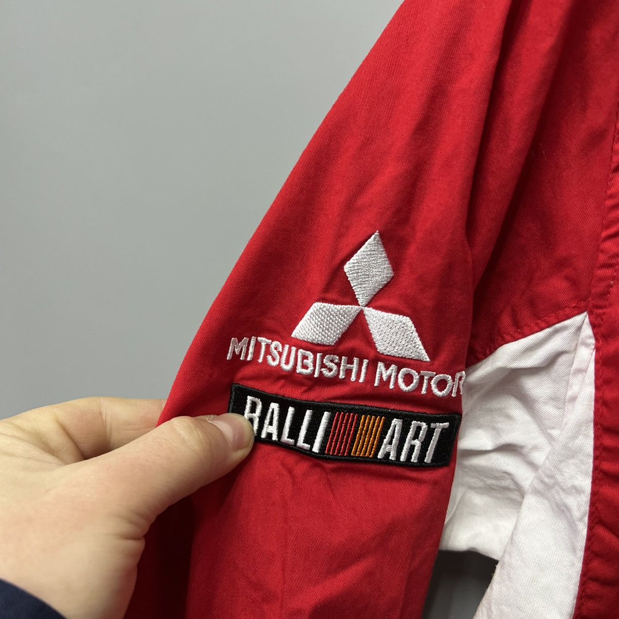 Japanese Brand Vintage Ralli Art Mitsubishi Motor Sports Shirt Button Up Size US M / EU 48-50 / 2 - 8 Thumbnail