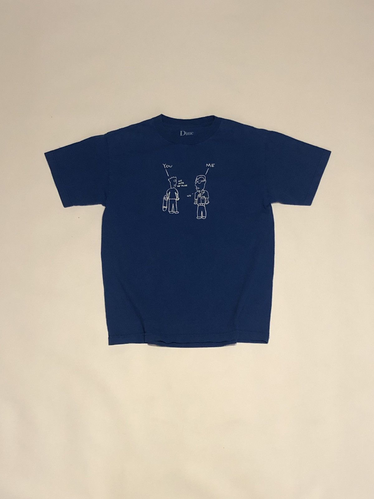 Dime × Polar Skate Co. Dime blue tee, T-shirt Skate sk8 Size US M / EU 48-50 / 2 - 2 Thumbnail