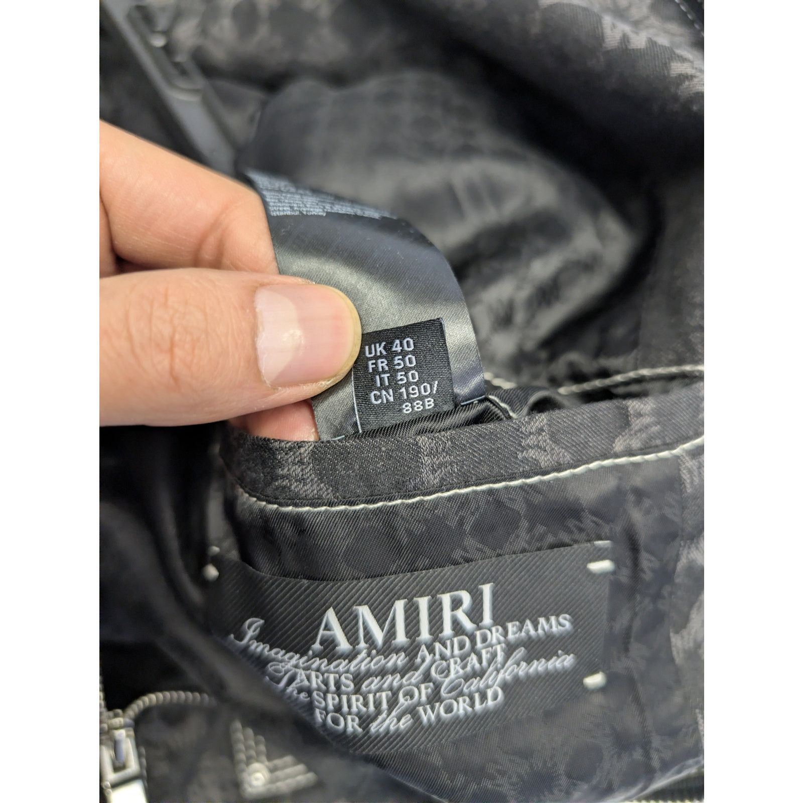 Amiri o1rshd1 MA Quad Work Jacket in Black Size US M / EU 48-50 / 2 - 23 Thumbnail
