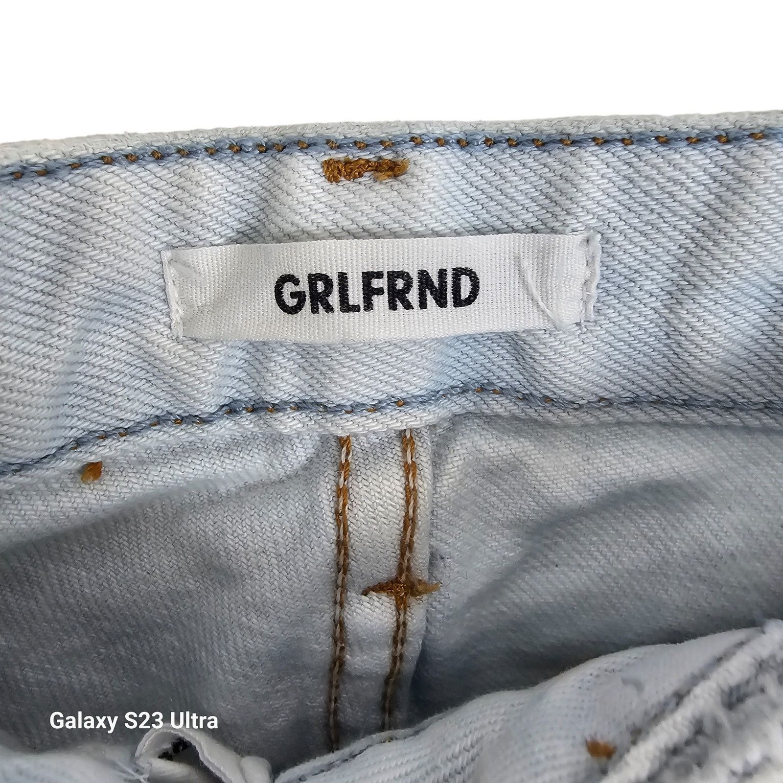 GRLFRND GRLFRND Womens Mica Crop Jeans High Rise Distressed Sz 26 Size 26" / US 2 / IT 38 - 5 Thumbnail