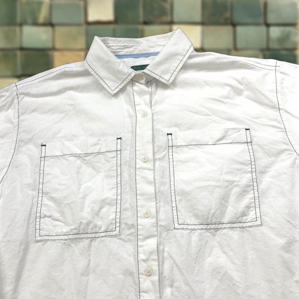 Scotch & Soda Scotch & Soda Shirt XS White Cotton Long Sleeve Button-Up Women's Cropped Shirt XS White Size XS / US 0-2 / IT 36-38 - 1 Thumbnail