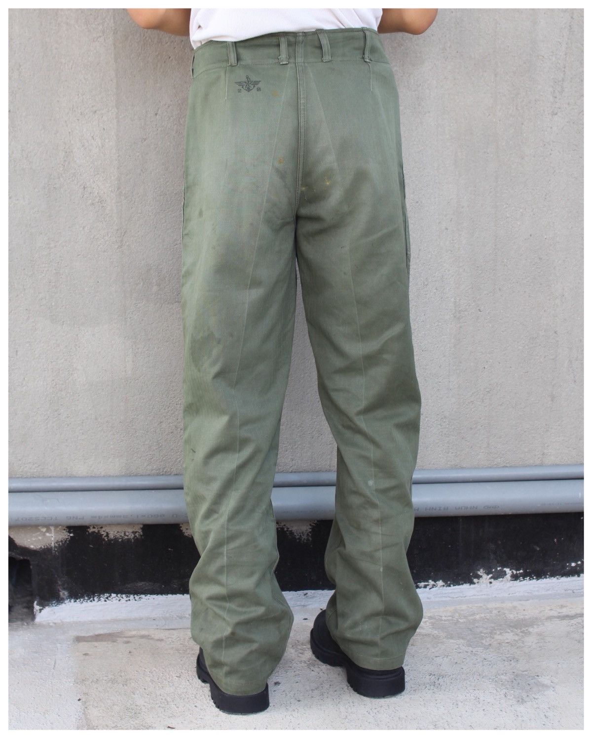 Vintage 1990S KOREAN MILITARY FATIGUE PANTS Size US 30 / EU 46 - 9 Thumbnail