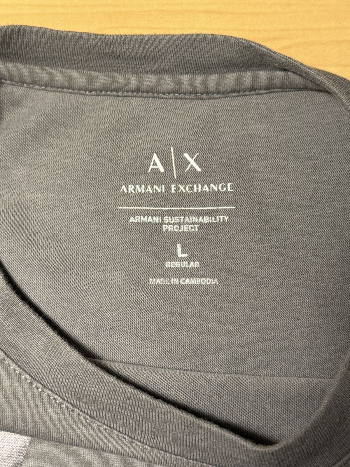 Armani Exchange Rare grey armani shirt Size US XL / EU 56 / 4 - 2 Thumbnail