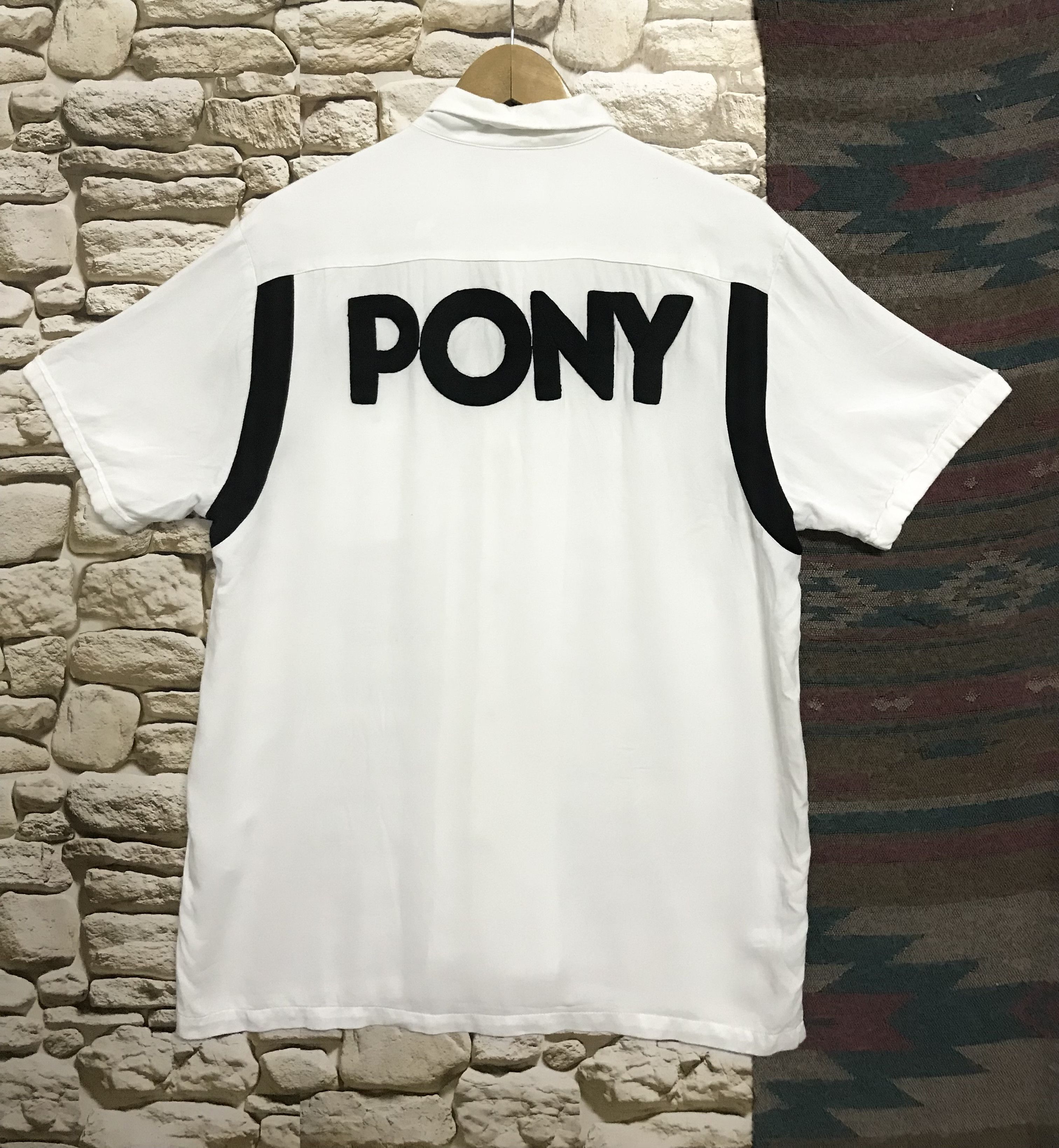 PONY Pony Rayon Bowling Shirt Size US L / EU 52-54 / 3 - 1 Thumbnail
