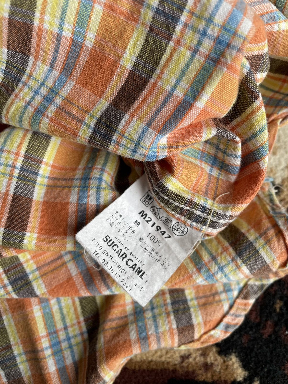Japanese Brand × Sugar Cane × Toyo Enterprises Sugarcane Flannel Longsleeve Shirt Size US M / EU 48-50 / 2 - 4 Thumbnail
