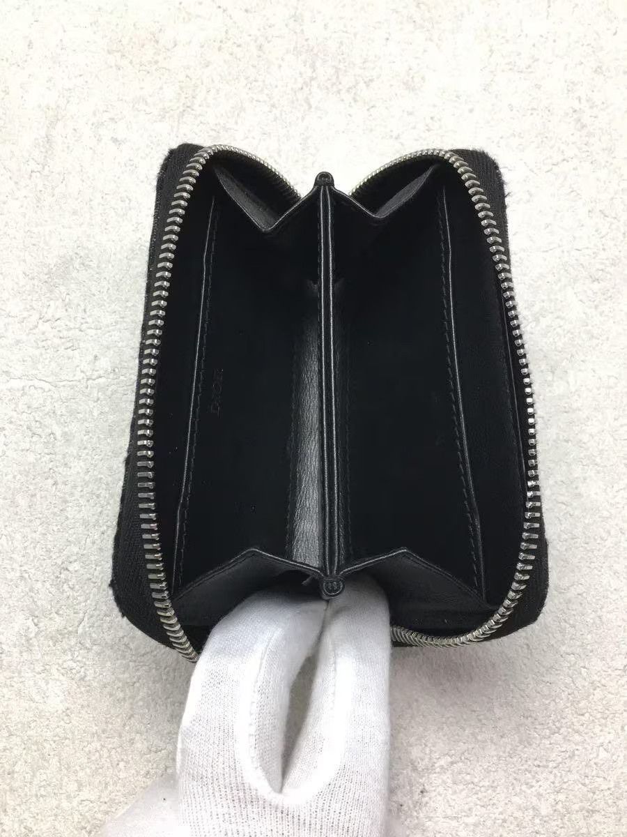 Dior Dior Monogram Canvas Coin Case Black Size ONE SIZE - 4 Thumbnail