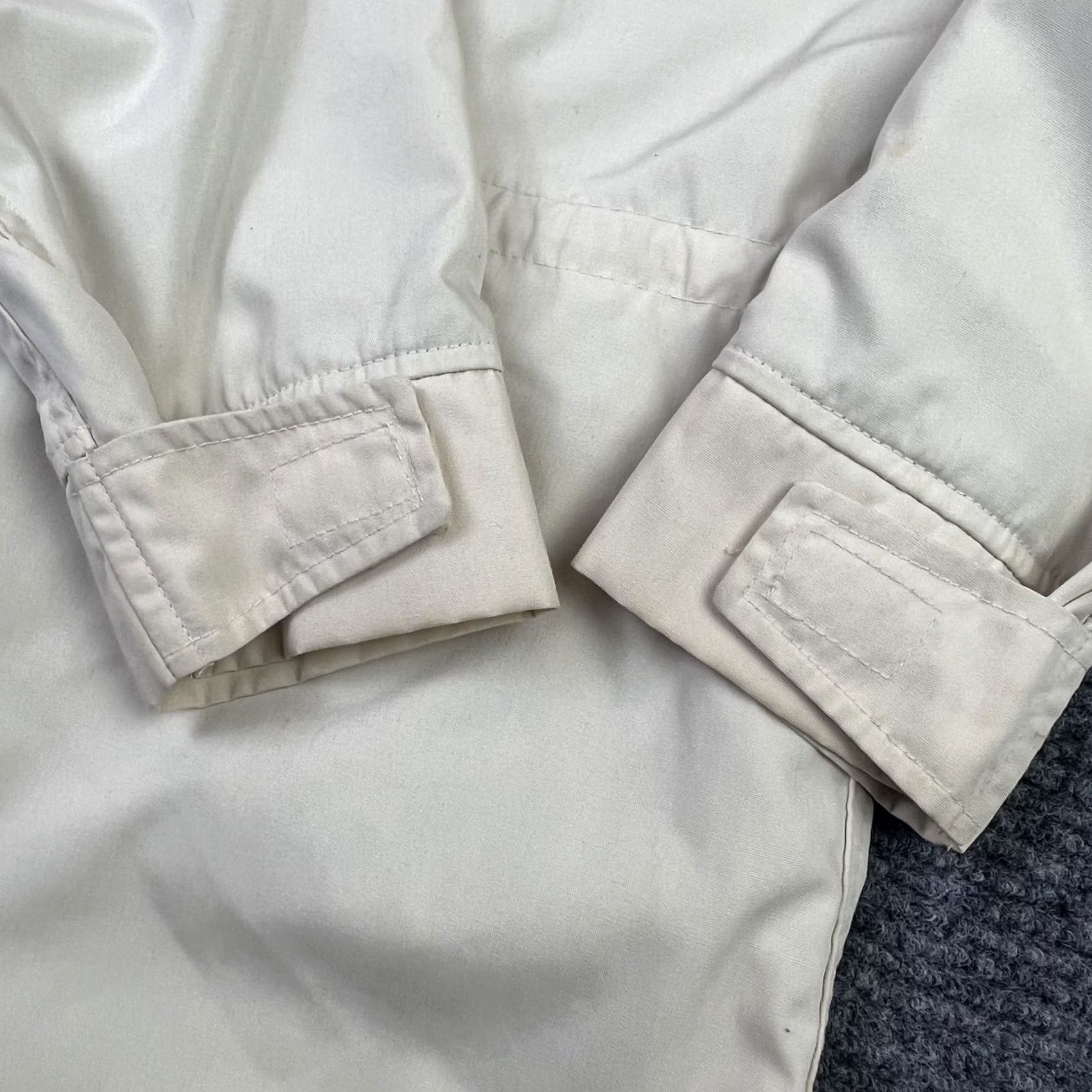 Vintage VINTAGE Woolrich Jacket Woman Tan Zip Up Lined Coat Medium Woolrich USA 90s Outdoors Womens Jacket Size M / US 6-8 / IT 42-44 - 7 Thumbnail