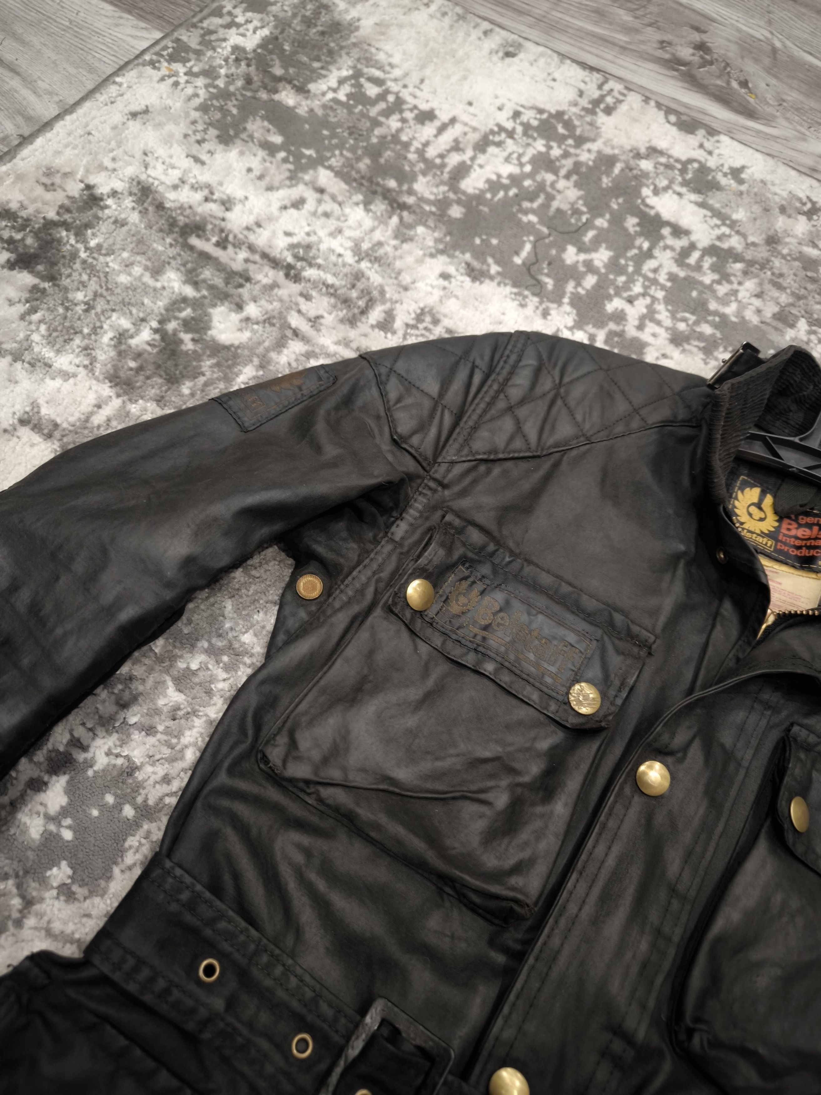 Belstaff Women's 70s Belstaff Trialmaster Wax Motorcycle Jacket Size M / US 6-8 / IT 42-44 - 3 Thumbnail