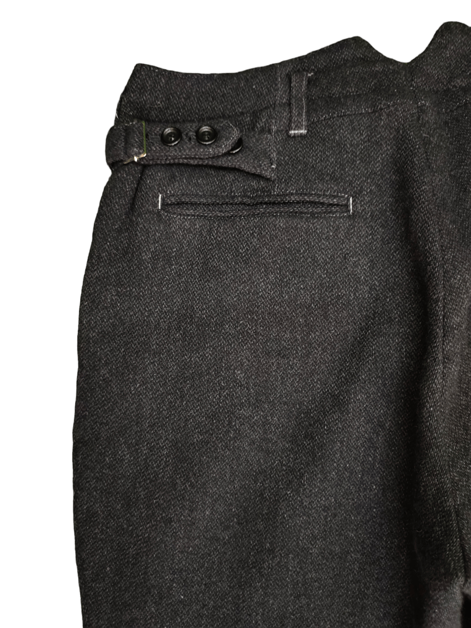 Japanese Brand EEL Japan Buckle Side Wool Pants Wwii Military Style Size US 33 - 14 Thumbnail
