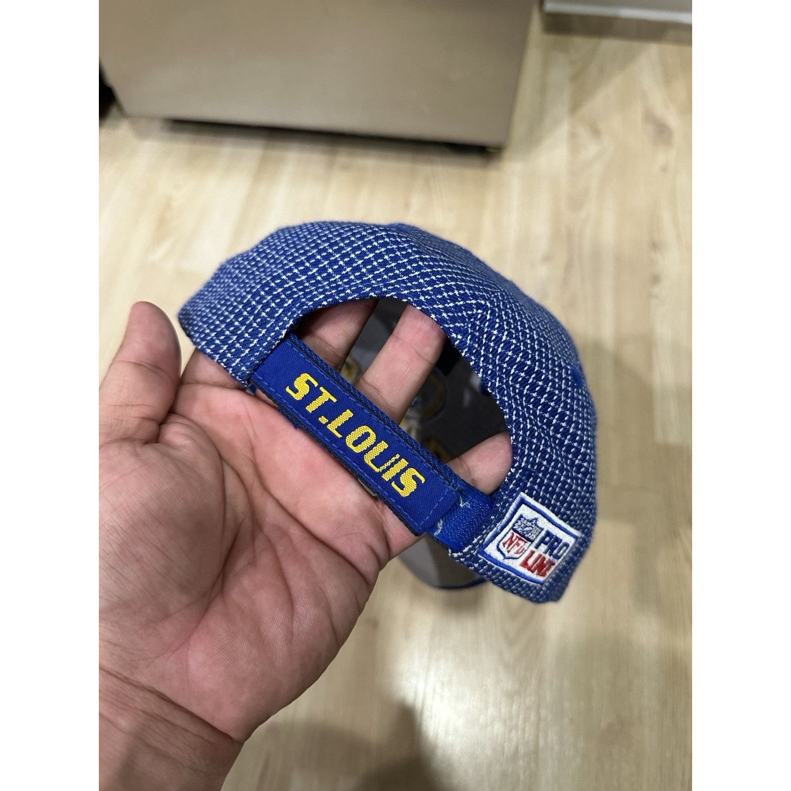 Logo Athletic St. Louis Rams Logo Athletic Grid Vintage Strapback Cap Hat Size ONE SIZE - 3 Thumbnail