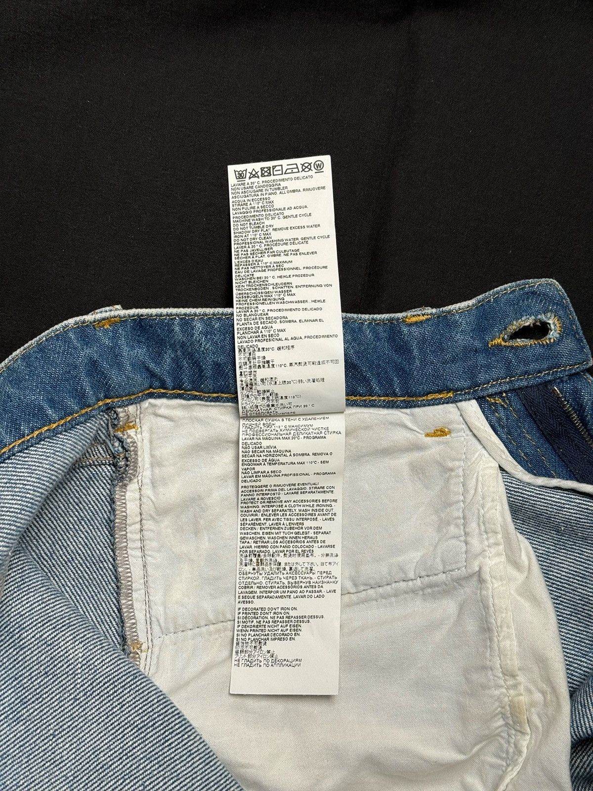 Maison Margiela Maison Margiela contrast pockets faded denim pants Size 26" / US 2 / IT 38 - 6 Thumbnail