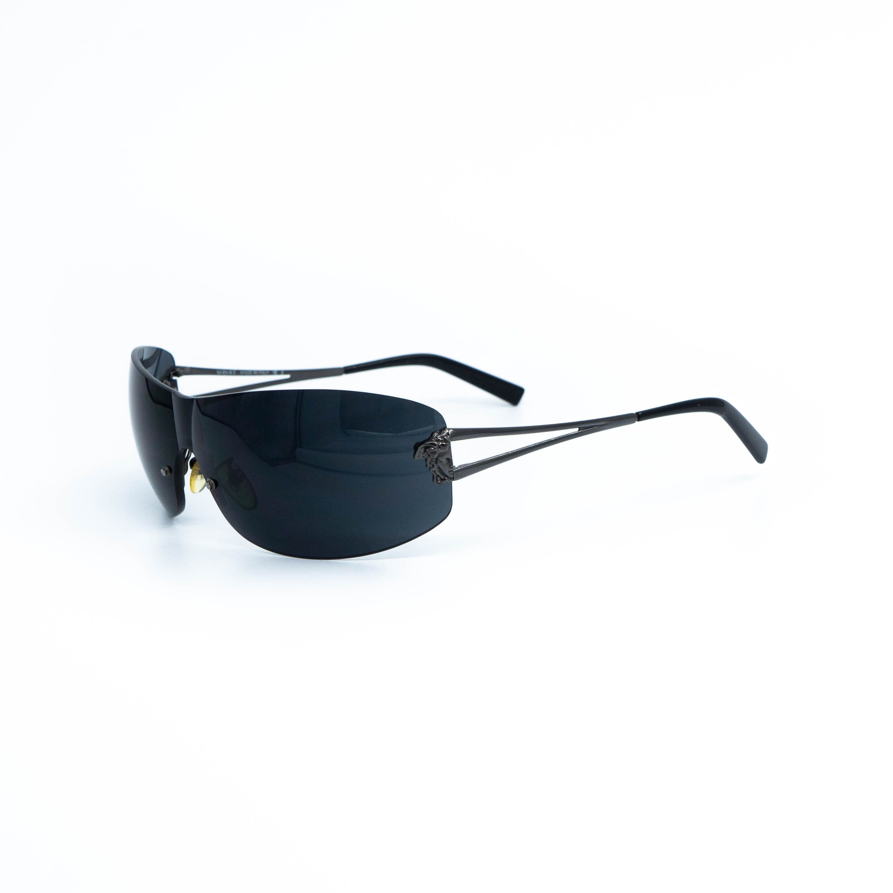 Versace Medusa 60mm Crystal Shield Sunglasses Versace Versace Medusa 60mm Crystal Shield Sunglasses | Grailed main image 3