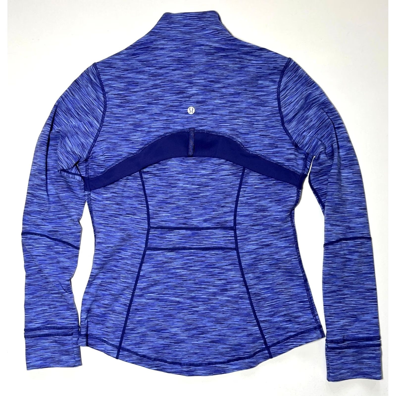 Lululemon Women’s Lululemon Define Jacket Blue Spacedye Pattern Sz 10 Activewear Jacket Womens Size L / US 10 / IT 46 - 6 Thumbnail