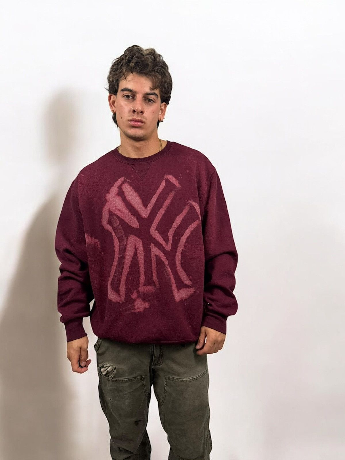 Japanese Brand × Vintage Vintage Yankees Crewneck Size US XL / EU 56 / 4 - 7 Thumbnail