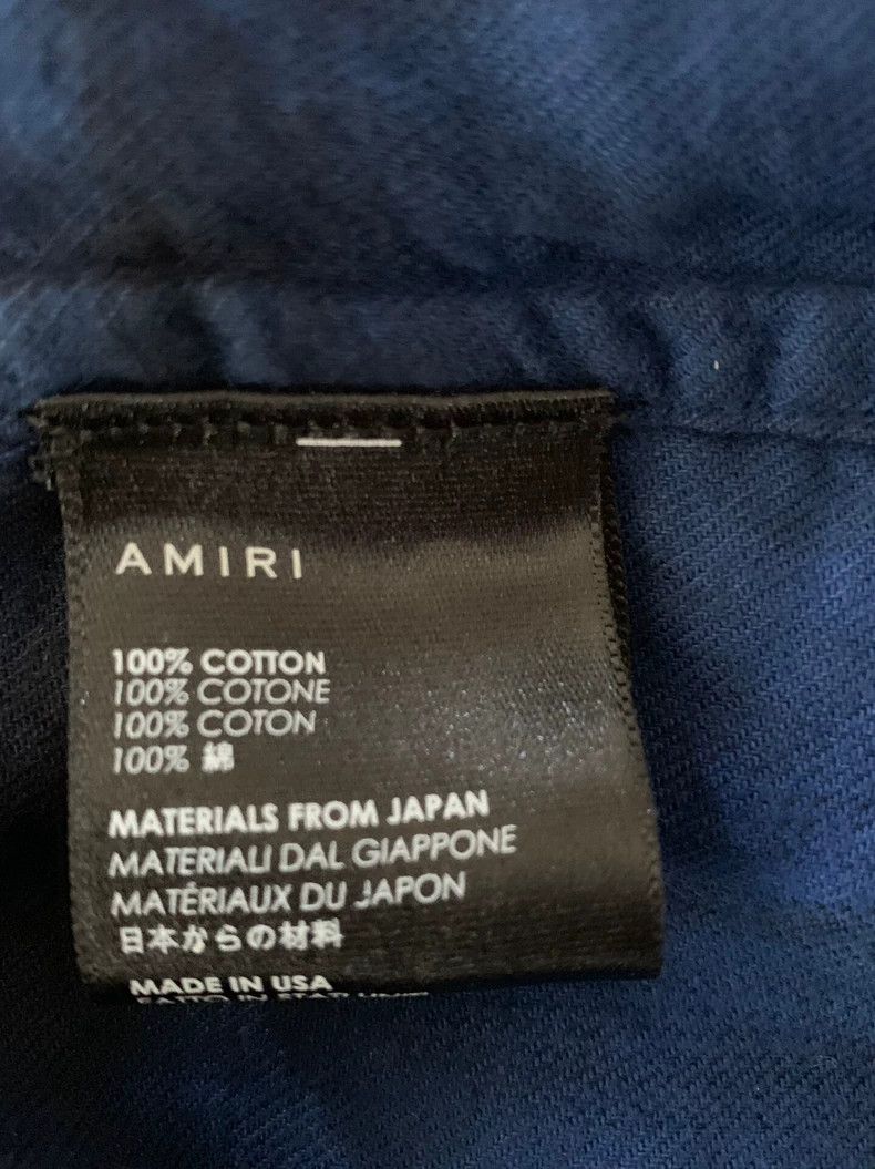 Amiri Amiri Blue tie-dyed destruction shirt 2501-Nextarrow Size US S / EU 44-46 / 1 - 3 Thumbnail
