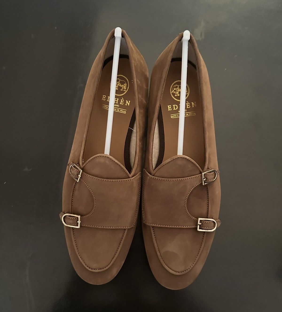 Other Edhen Milano Monkstrap calfskin loafer Size US 7 / EU 40 - 4 Thumbnail