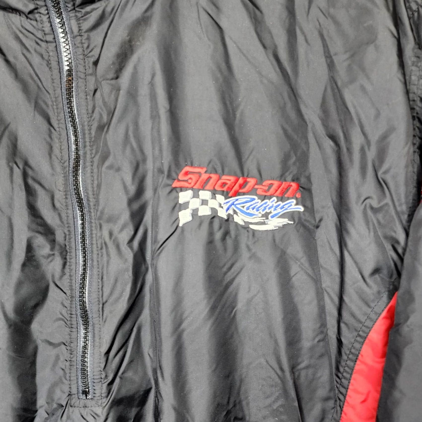 Vintage Vintage Snap-on Racing RA Jacket Mens 3XL Black Red 1/4 Zip Windbreaker 90s Size US XXL / EU 58 / 5 - 3 Thumbnail