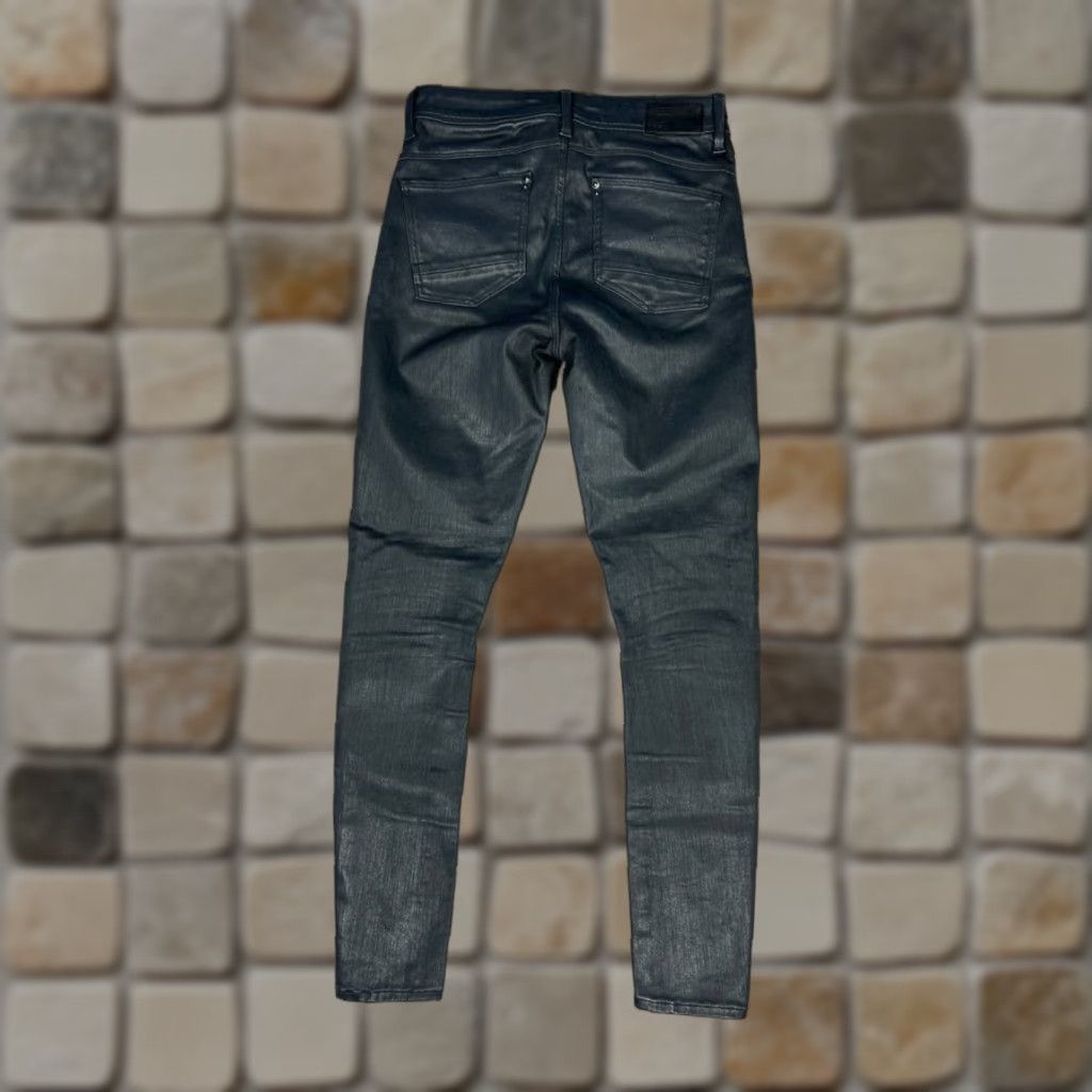 G-Star G-Star G-Star Raw Ashtix High Super Skinny Ankle Jeans Womens 27 Black Denim 27x28 Jeans Size 27" / US 4 / IT 40 - 1 Thumbnail