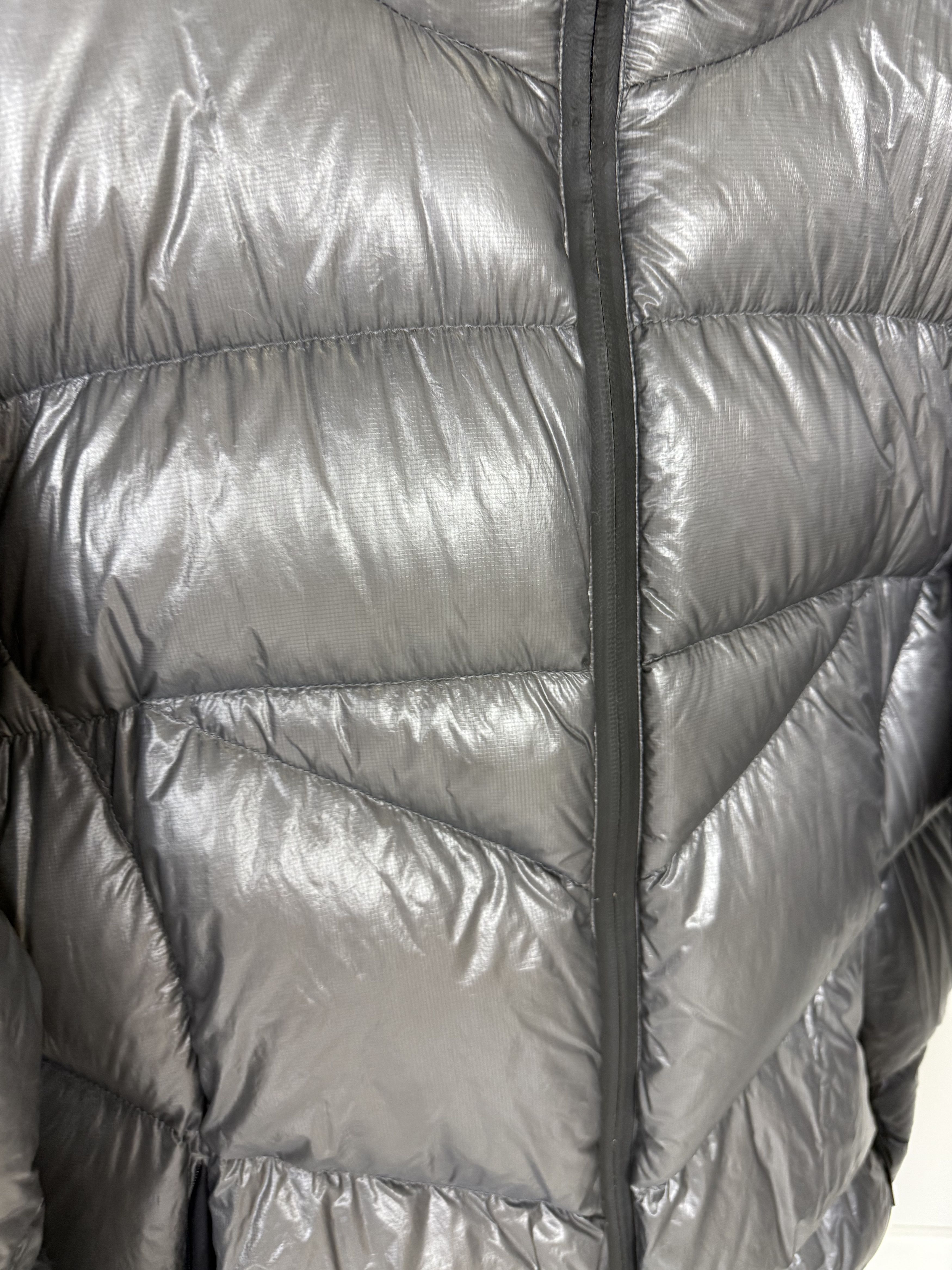 Isaora ISAORA Grey Down 7D Hooded Jacket Size US XXL / EU 58 / 5 - 7 Thumbnail