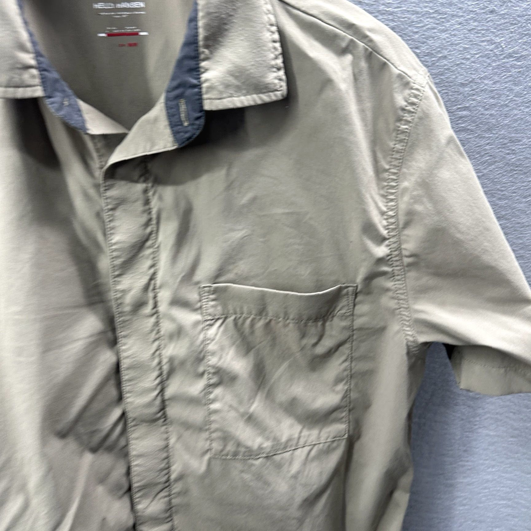 Helly Hansen Helly Hansen Outdoor Shirt Men Medium Tech Weave Snap Short Sleeve Hiking Preppy Size US M / EU 48-50 / 2 - 3 Thumbnail