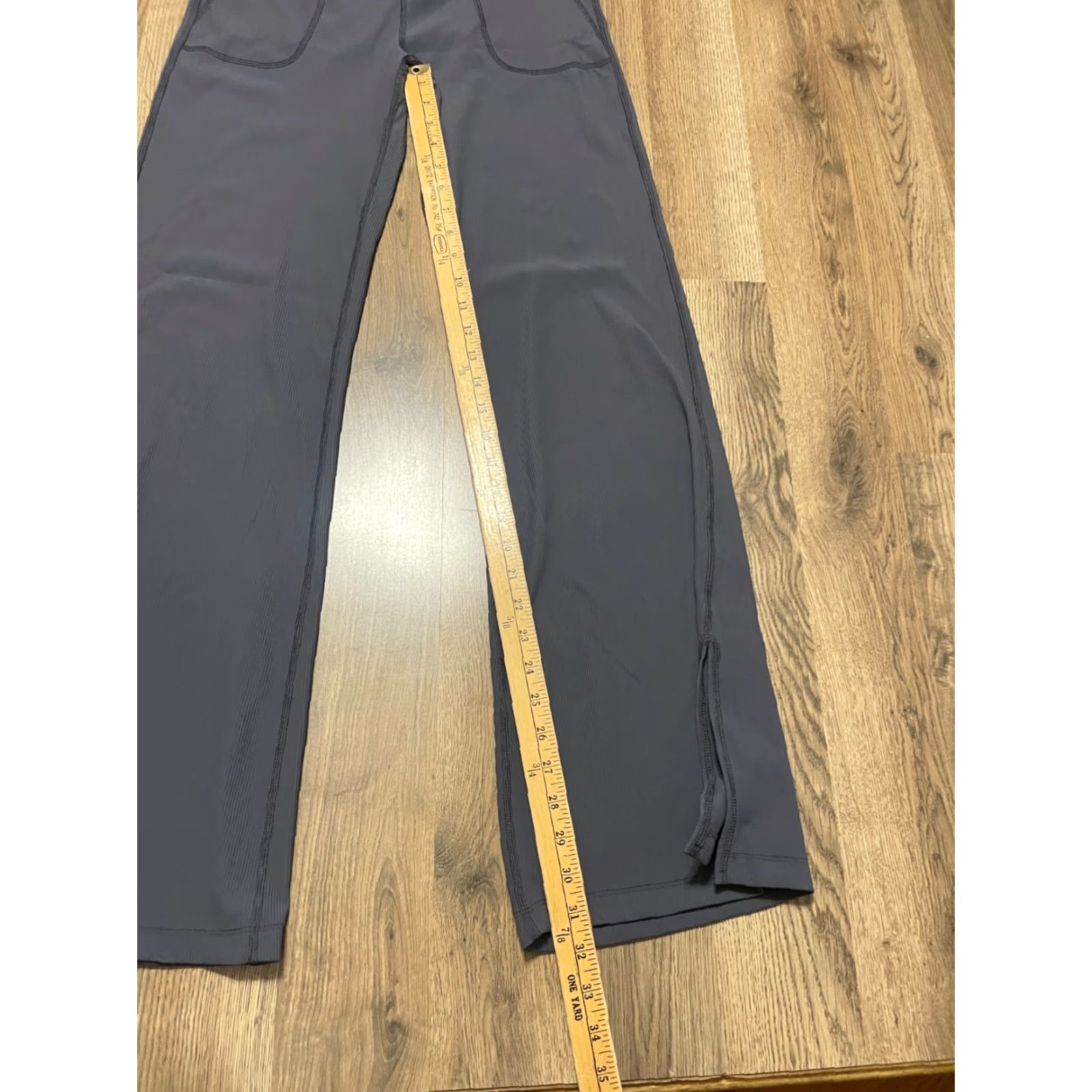 Vintage RM Pants Womens Size 1XL Gray Pull On Flared Yoga Pants Casual Sweatpants Machine Washable 32in Inseam Womens (1X) Size 40" / US 18 - 7 Thumbnail