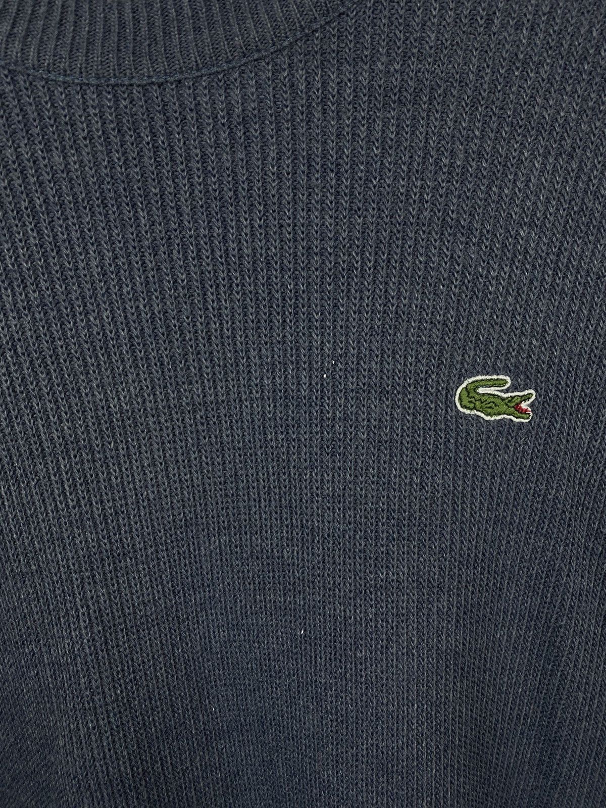 Lacoste 🐊Vintage 90s Sweatshirt Sweater Lacoste Knit Made In France🐊 Size US XL / EU 56 / 4 - 3 Thumbnail
