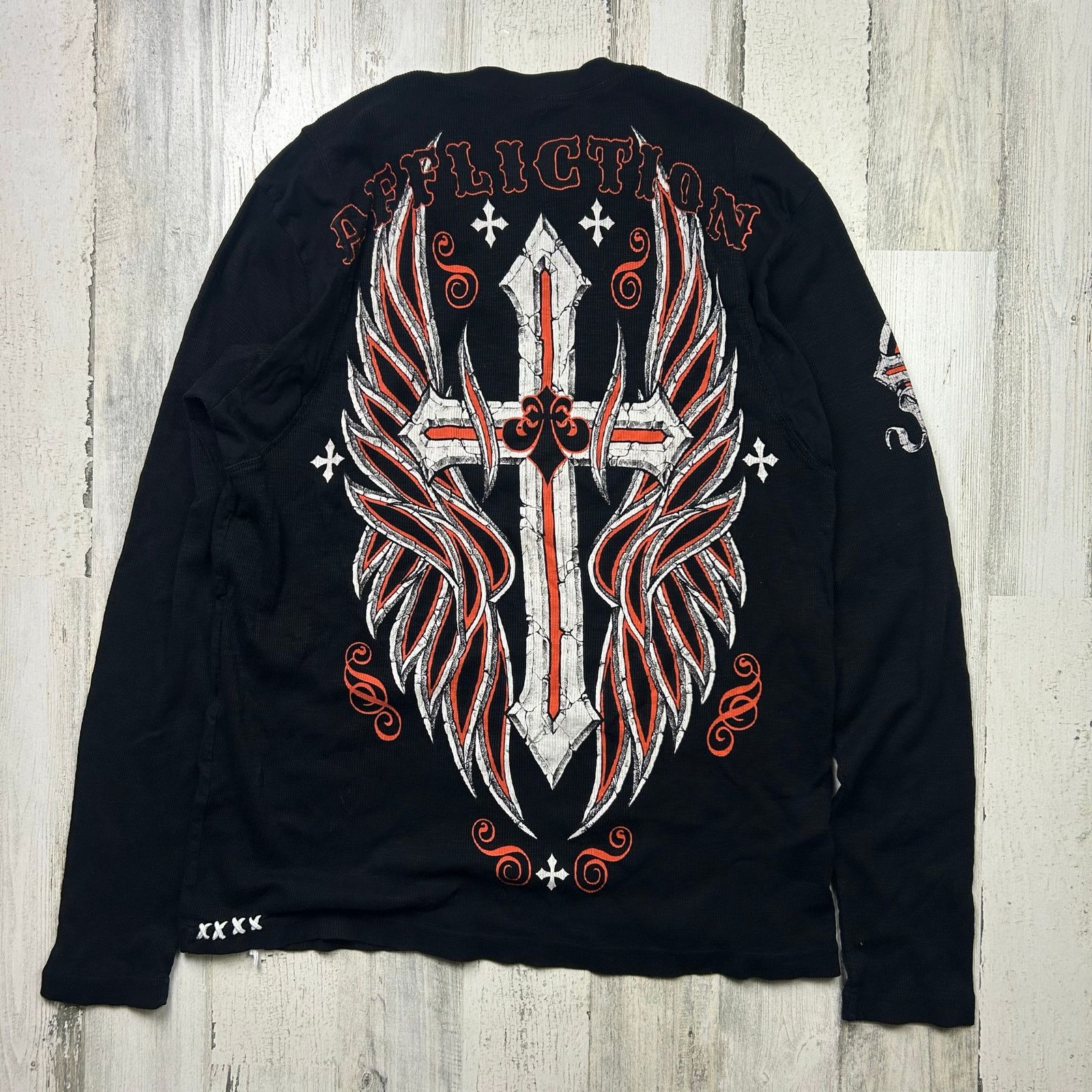 Affliction Affliction Long-Sleeve Double-Sided Y2K Thermal Shirt Size US L / EU 52-54 / 3 - 7 Thumbnail