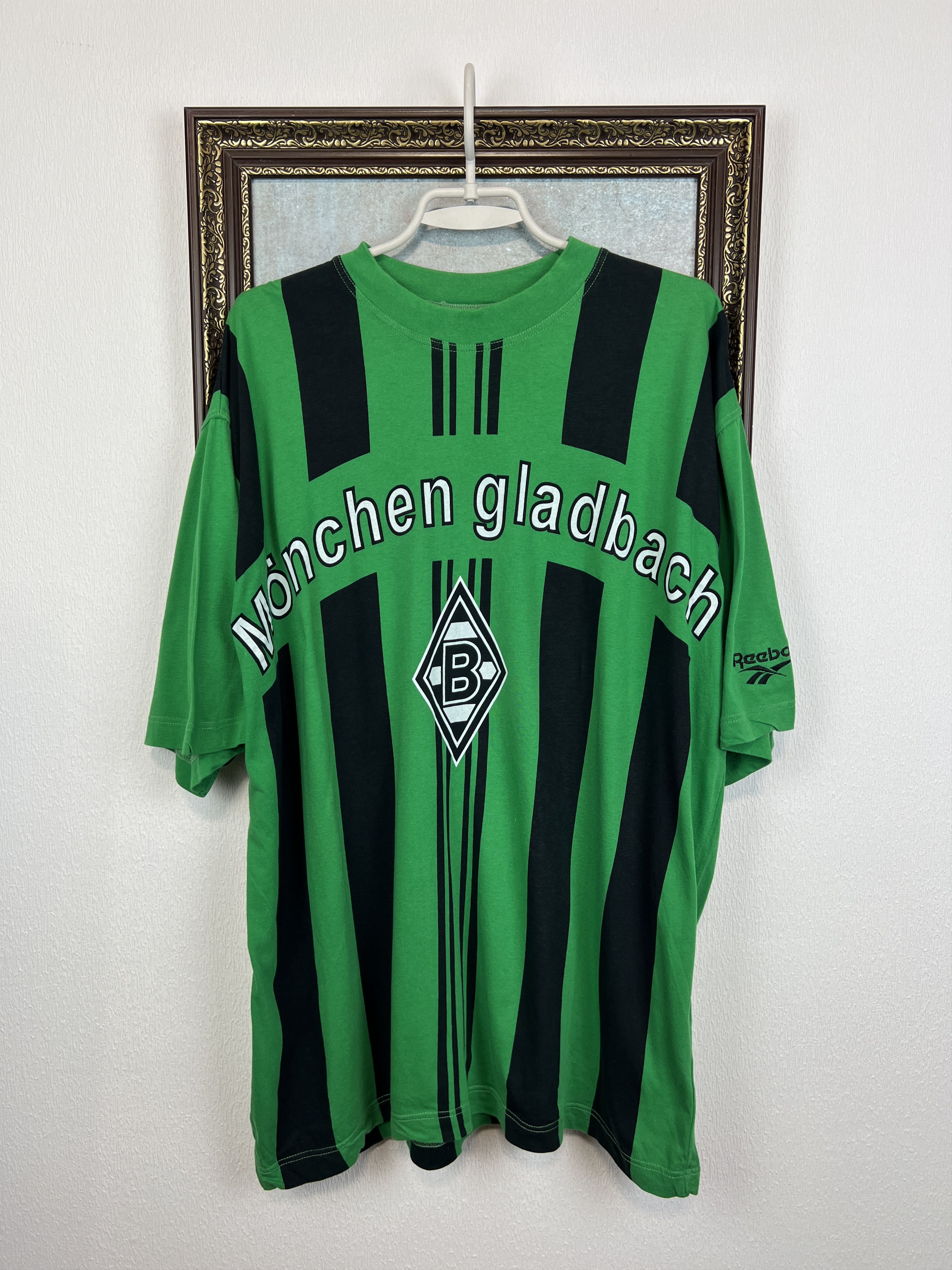Reebok Vintage Monchengladbach Football Train Shirt Jersey Trikot Size US XL / EU 56 / 4 - 1 Thumbnail
