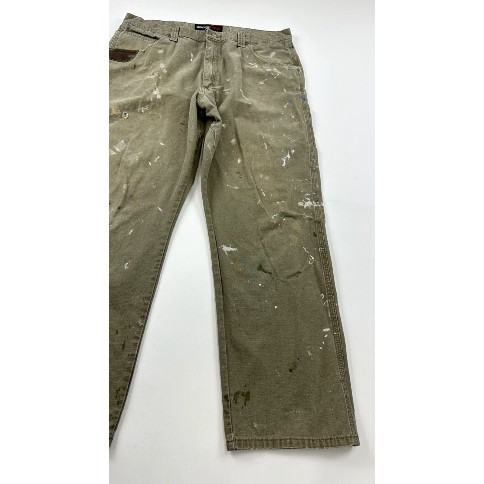 Wrangler Wrangler Carpenter Pants Mens 40x31 Khaki Workwear Size US 40 / EU 56 - 4 Thumbnail