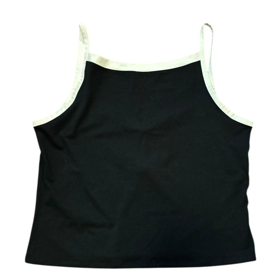 Lululemon Lululemon Organic Cotton High-Neck Ringer Tank Top Black XL Size XL / US 12-14 / IT 48-50 - 1 Thumbnail