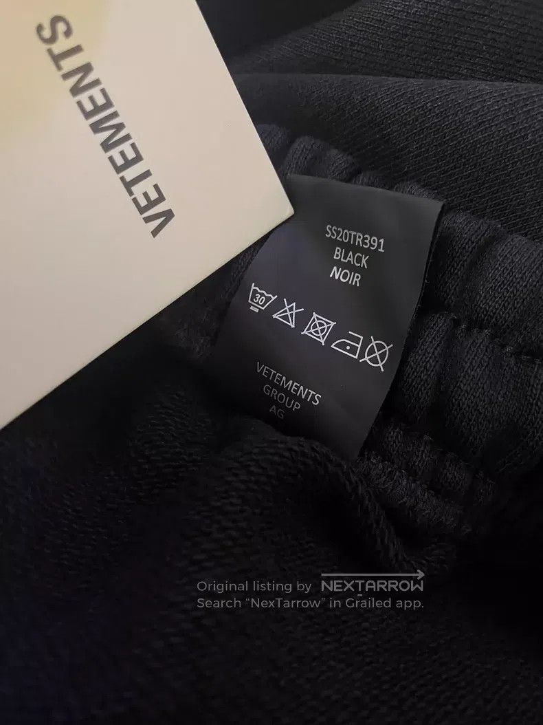 Vetements Vetements SizeXS Cotton Fleece Ankle Tapered Sweatpants XS Size US 30 / EU 46 - 7 Thumbnail