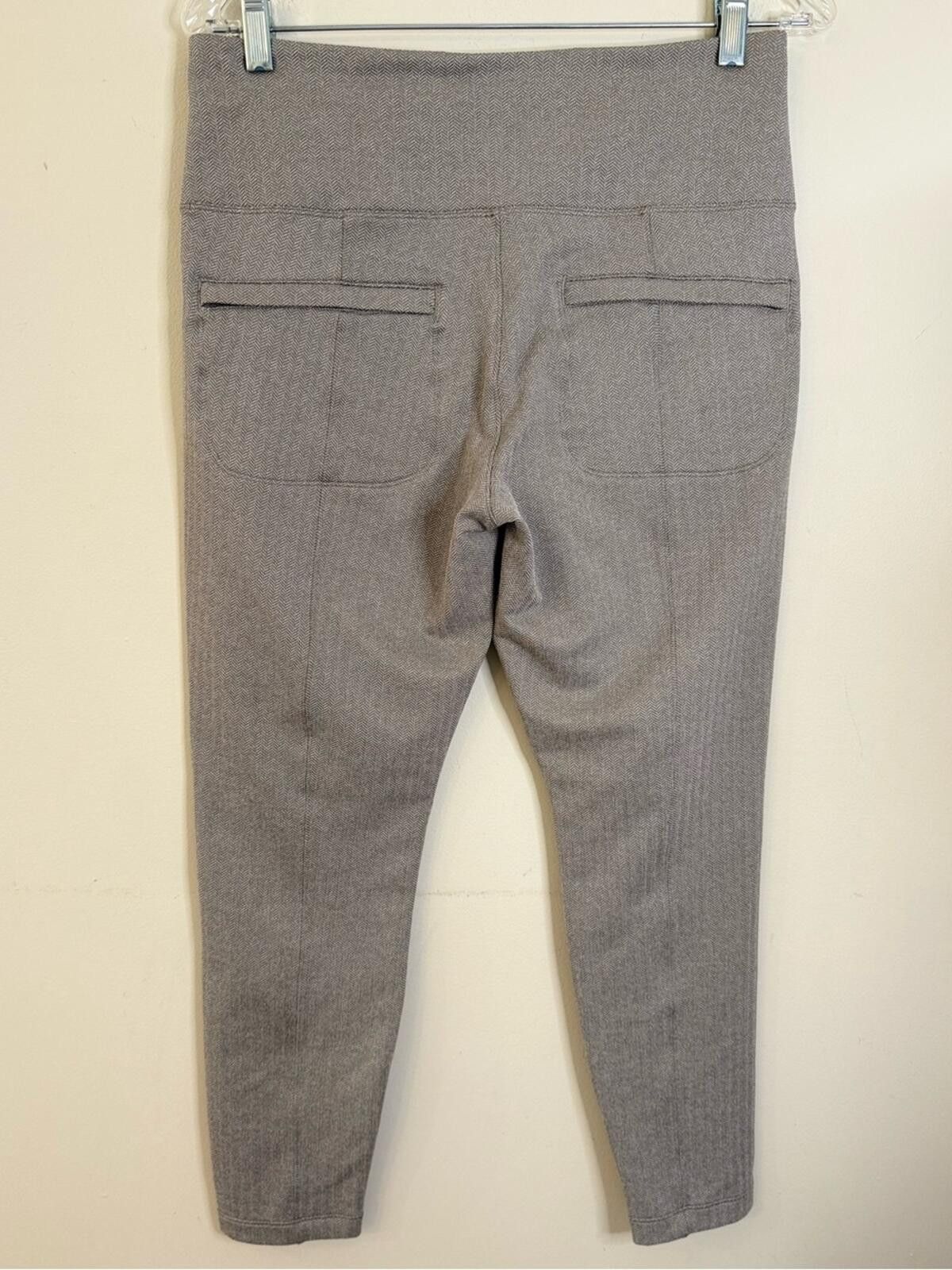 Other Athleta Delancey Herringbone Tight Legging gray/tan white LG Size 26" / US 2 / IT 38 - 2 Thumbnail