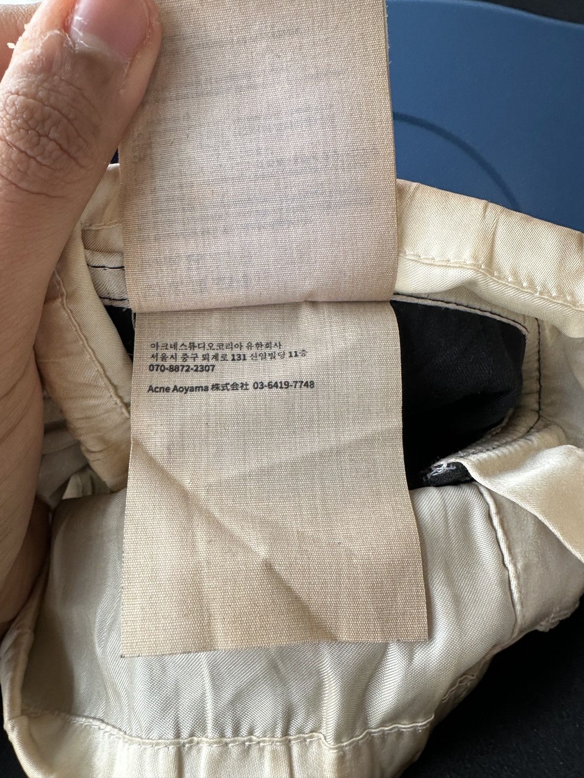 Acne Studios Acne studios satin contrast trousers Size US 34 / EU 50 - 6 Thumbnail
