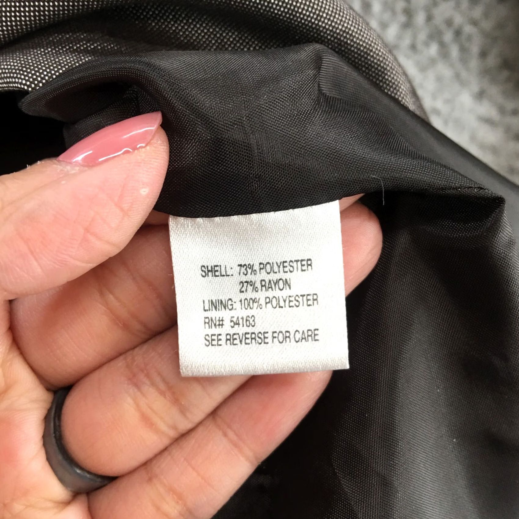 Calvin Klein Calvin Klein Blazer Jacket Womens 2 Grey Solid V Neck Collar Long Sleeve Formal Clothing Ladies Blazer Mens Women Size XS / US 0-2 / IT 36-38 - 7 Thumbnail