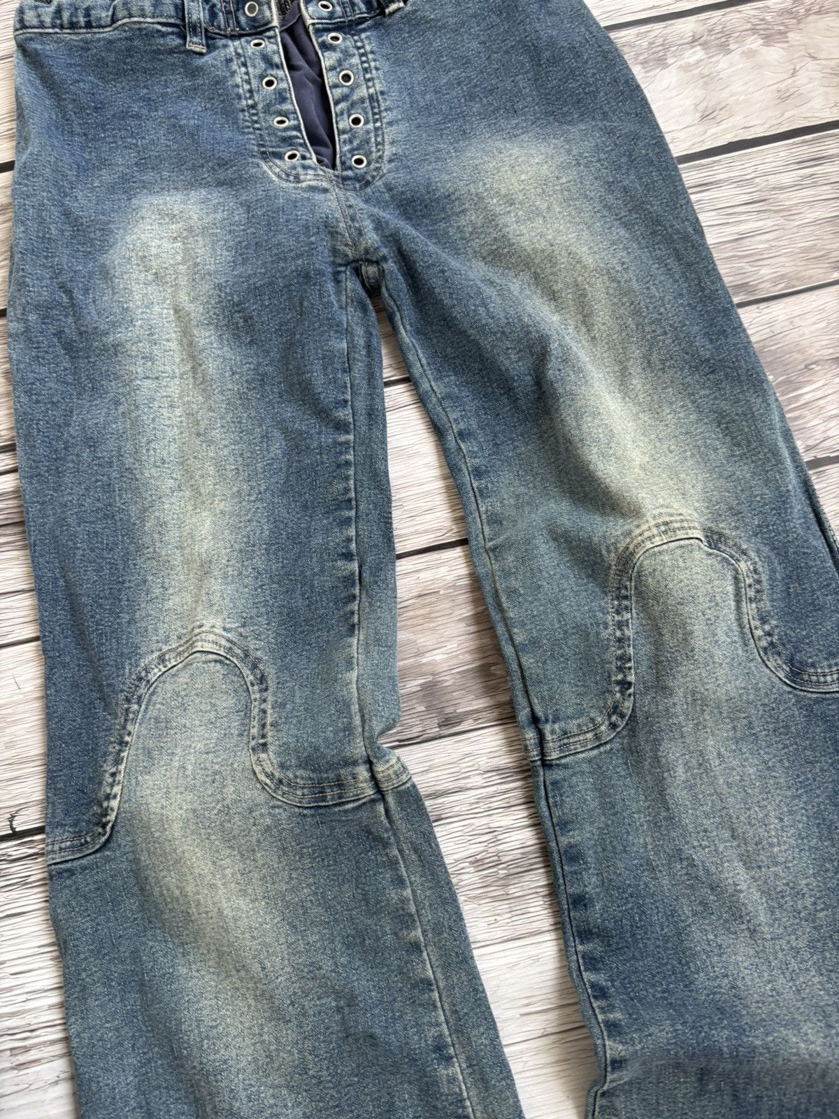 Hysteric Glamour × Japanese Brand 💥WASHED HYSTERIC GLAMOUR BALENCIAGA STYLE JAPANESE JEANS Size US 32 / EU 48 - 4 Thumbnail