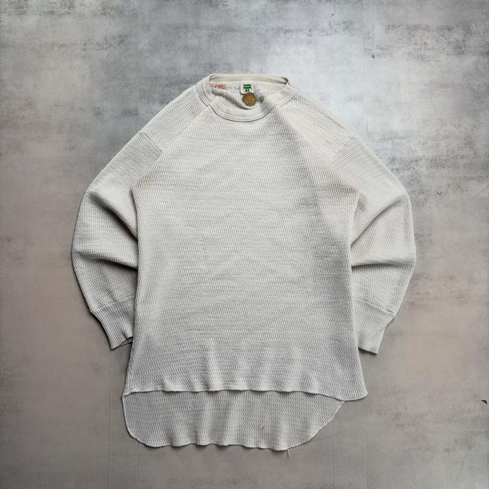 Hanes Vintage 70’s Hanes Long Sleeve Waffle Knit Thermal Shirt Size US M / EU 48-50 / 2 - 1 Thumbnail