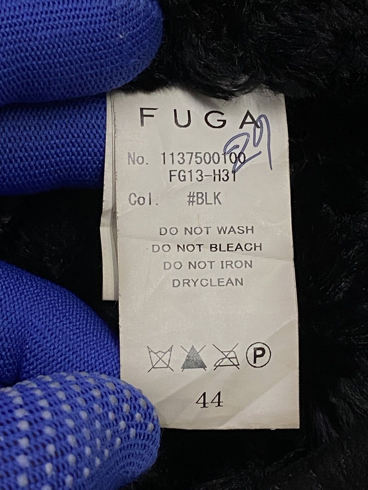 GOSTAR DE FUGA Fuga Waxed Faux Fur Suede Cotton Hoodie Jacket Size M / US 6-8 / IT 42-44 - 14 Thumbnail