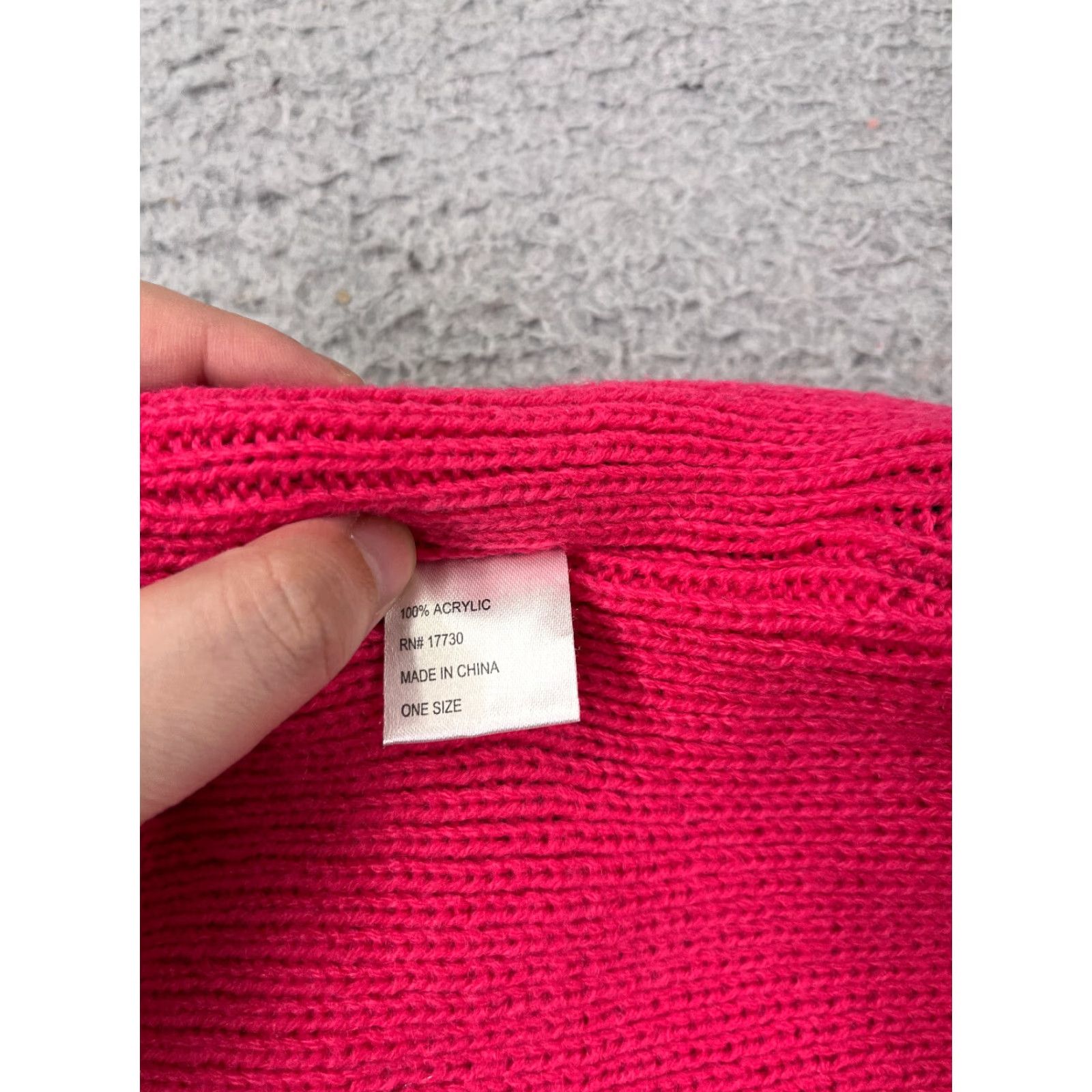 Vintage Target Beanie Toque Adult One Size Gray Pink Stripe Knit 100% Acrylic Ski Snow Hat Unisex Adults Beanie Stripe Gray Target Mens Womens Boys Girls Size ONE SIZE - 6 Thumbnail