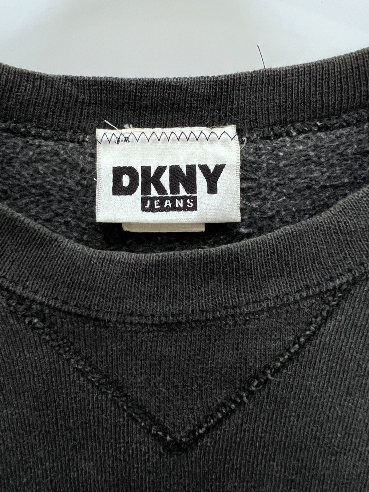 DKNY × Donna Karan × Vintage 🔥 Vintage DKNY Jeans big logo Roundneck sweatshirt Size US L / EU 52-54 / 3 - 8 Thumbnail