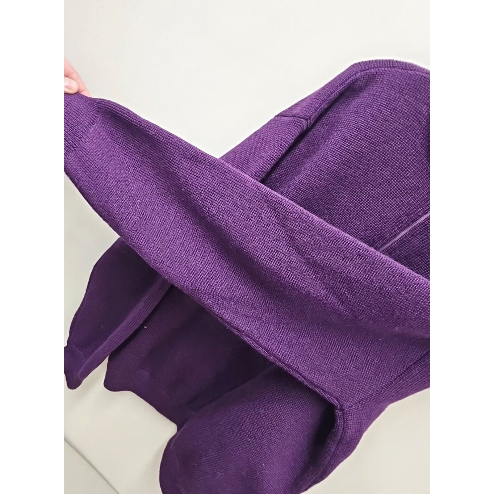 Patagonia VINTAGE Patagonia Sweater Mens Large alpinist Wool Ski Pullover Zip Up 90s Purple Wool 100% Classic Winter Wear Size US L / EU 52-54 / 3 - 7 Thumbnail